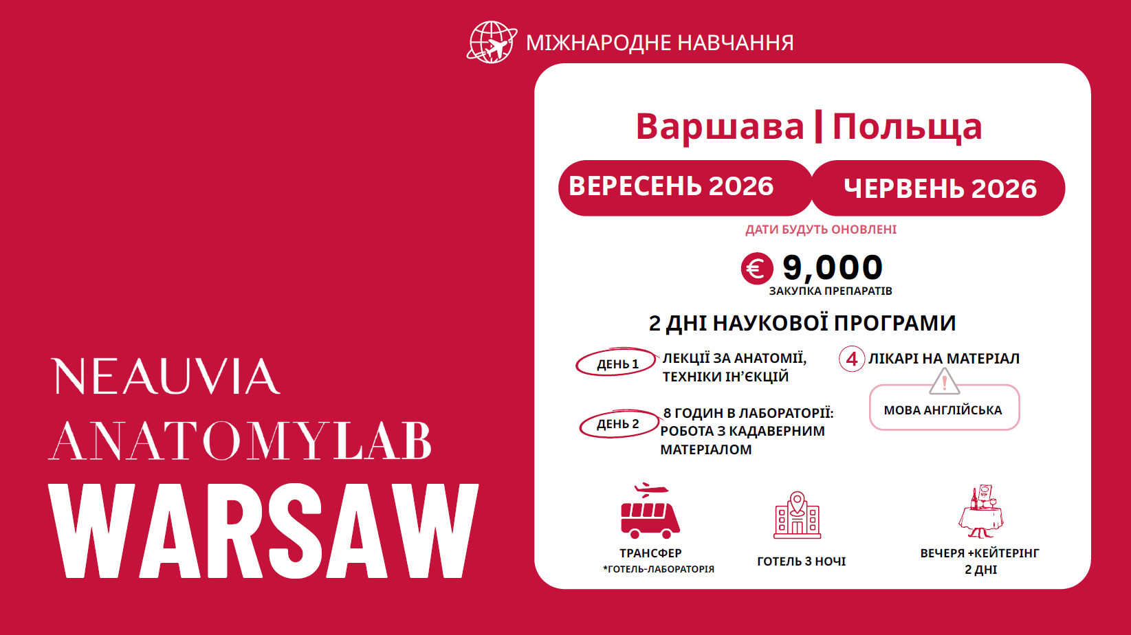 Міжнародне навчання 2026